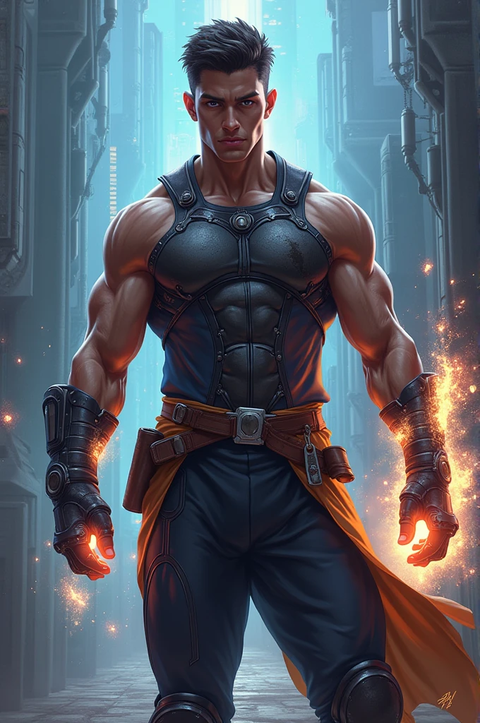 Fantasy, shirtless, Hyper muscular, huge chest, defined abs, handsome, beautiful, Hyperrealistic, splash art, manly, bulging, concept art, full body, bodybuilder, hunk, hero, palace, muscular legs, bulge, intricately detailed, color depth, dramatic, 2/3 face angle, side light, colorful background, cinematic, 4k render, unreal engine 5, cinematic lighting, detailed face --ar 9:16 --stop 94 --uplight