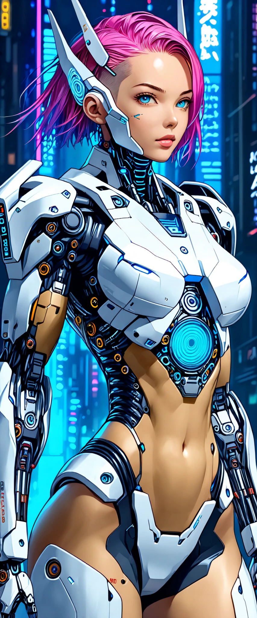 (masterpiece:1.2),( top quality),( more),( super high resolution ),( best illustrations),8k,16,wallpaper, Beautiful Female Cyborg,whole body, psychedelic:1.5,Vector art,Layered Textures ,progressive:1.5,,SF, cyberpunk:1.5, super sexy :1.5,(カウボーイショット:1.6)
