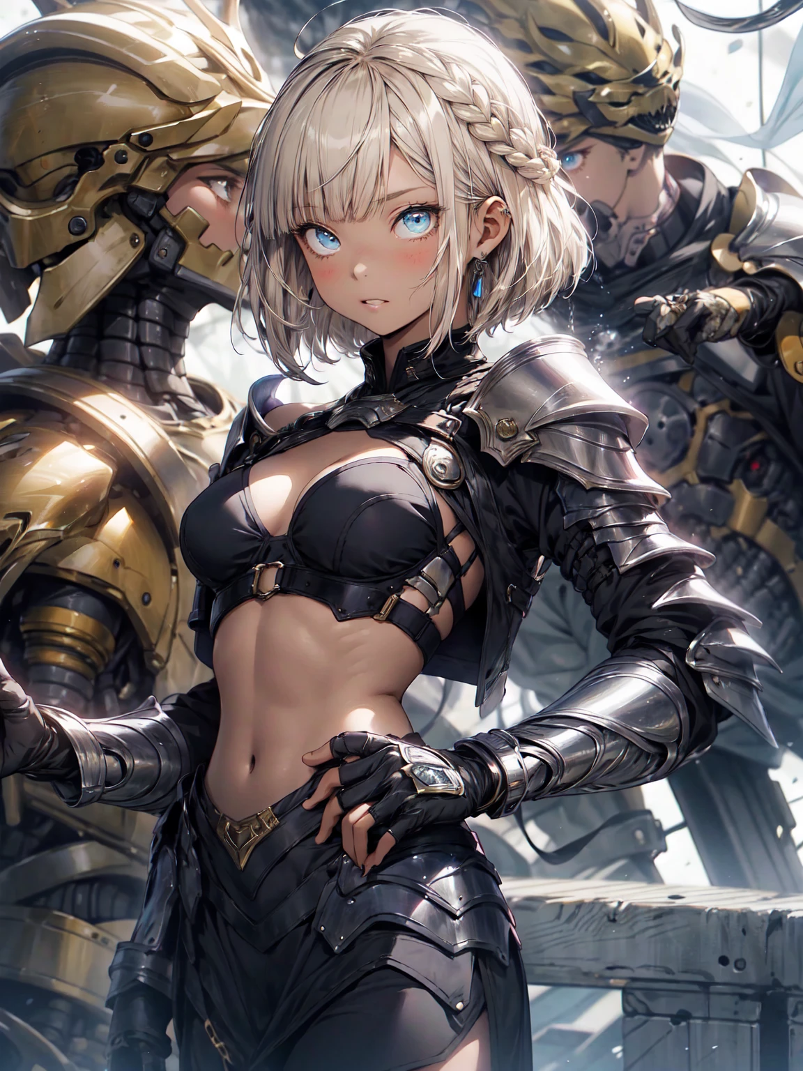 Copy prompt
(Dynamic fighting pose),(Leather boots,(asymmetrical mechanical armor),(Completely naked)),(Random hairstyle),(Thin type:1.8),(Large Breasts),(Best image quality,(8K), Ultra-realistic, 最high quality, high quality, High resolution, high qualityの質感, Attention to detail, Beautiful details, Fine details, Highly detailed CG, Detailed Texture, Realistic facial expressions, masterpiece, before)