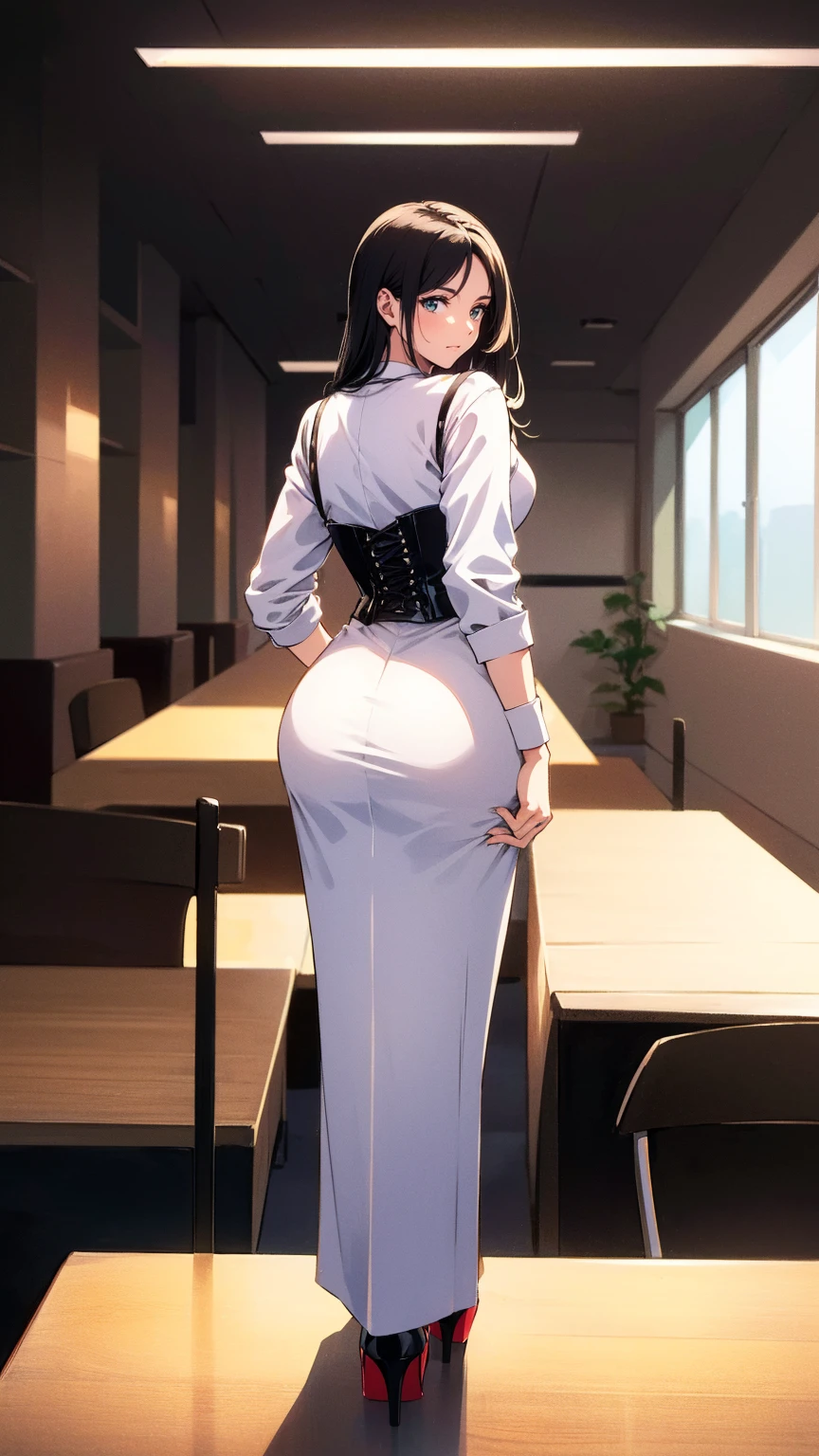 ((back view)),Yellow smoke,((Attacked by very smelly farting office worker who attacks with very smelly farts)),((Hip attack in the elevator)),velocity,, (Yellow smoke is rising ),((Hip Attack)),((don't face me)),masterpiece:1.2、top-quality)、(the Extremely Detailed CG Unity 8K Wallpapers、ultra-detailliert、Best Shadows)、(细致背景)、(The best lighting、extremely delicate and beautiful)、depth of fields,((Girl fart)),(((two womens..))),(((OL attacks OL's face attack+Hip Attack....))), ((two women smell a bad odor、Both women must cover their noses and faces..., Farted woman is ashamed of smell odor of fart)),Girl fart,((Female smell、react to bad odor)),elevator,(Cute eyes and shy expression)