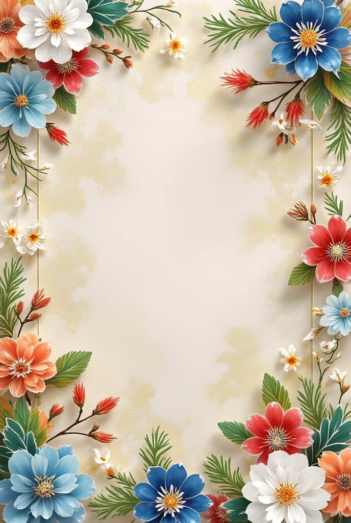 Chinese traditional pattern,flowers,plants,blue,green,beige,background pattern,tie-dye effect,,Cardboard art engraving