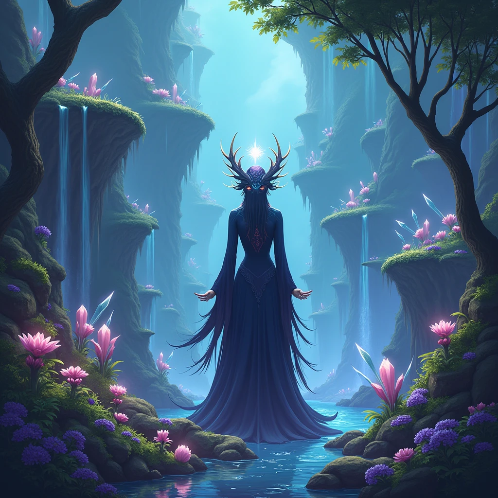 (((Fantastic and enchanting with ultimate quality:1.4))), (((A girl whose body was eaten away by plants and towering trees.:1.4))), The smoothness of the skin without any flow、contrasts with the rough bark, Something unforgettable and beautiful appears, emanating an eerie glow, In a dark and fantastic atmosphere, An aura of awe that is out of this world, enchanting majestic tree, Light and shadow, (((Capture every intricate detail with realistic rendering:1.3))), Mystical realm, (((Fantastic and enchanting with ultimate quality:1.4))), (((intricate detailed fantasy:1.4))), (((Complex surface details:1.3))), Undeniably amazing image quality and expert precision including intricate examples of detailed design, Awesome background details, Beautiful, High contrast, nffsw, very intricate detailed paintings, From details to background of details, very intricate detailed texture, high intricate detailed, very top quality, Highest Quality, Best Quality, Ultra-fine detail skin, ultra-quality, cinematic still, Conceptual contrast, Natural lighting, All captured with sharp focus, Render in astonishing 32K resolution,In the soft embrace of the evening, (((A fantastic, hypnotic, fantastical goddess emerges from the fog:1.3))), Spectral shapes outlined by otherworldly radiance, (((High key gash main theme:1.3))), (((dark fantasy style plants_Body of the goddess:1.6))), Sculptures that have passed through time、Decorated with shimmering pieces of mist, photographed with the utmost care, A fascinating blend of light and shadow, exudes a dreamlike quality, Each weathered board exudes a nostalgic warmth., Gentle ripples on the water surface reflect a mesmerizing hypnotic effect. richness of tone, A fantastic atmosphere creates photos, An unparalleled masterpiece transports viewers to a bygone mythical era. (((power and beauty:1.3))), Highly detailed and diverse artwork, Rendered with stylistic precision using chalk and light paint. (((intricate detailed fantasy:1.4))),