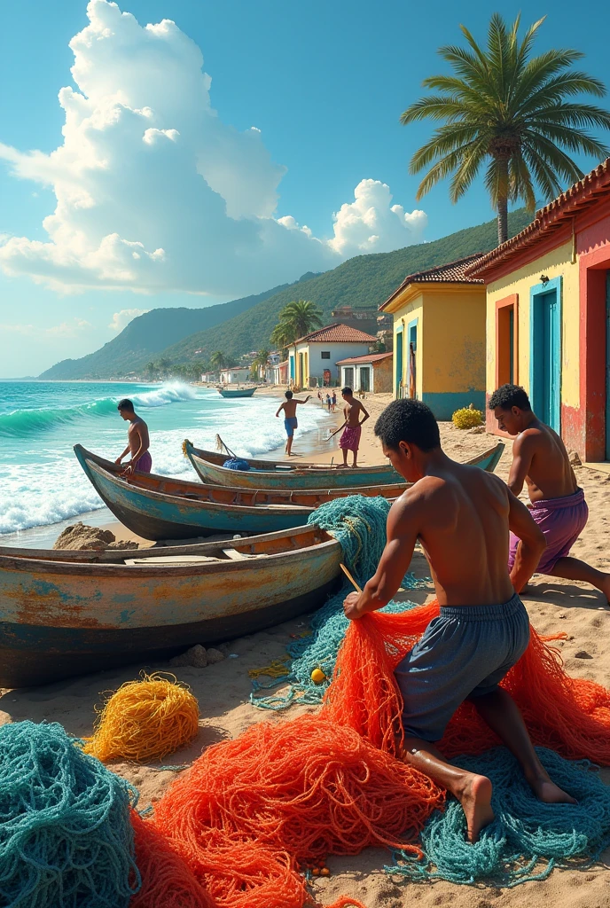 Facebook cover photo of different Latin fishermen