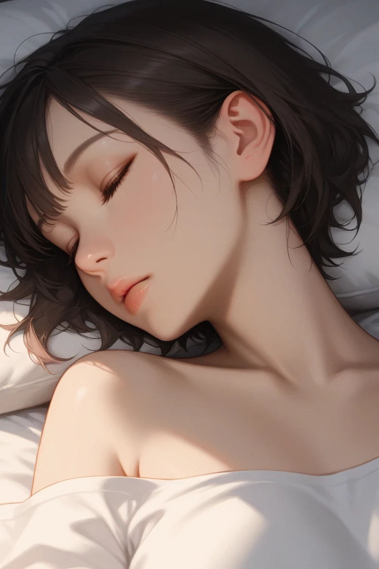  Zenitsu,  sleeping , Realistic first pose 