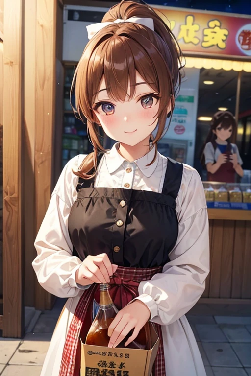 my grandmother、 shiny chestnut hair ,  ponytail with bow, ( brown pretty eyes、 sparkling eyes , Fine grain)、smile、 super detailed eyes、 very detailed face,  very detailed eyes, Cowboy Shot , (Only one woman, Alone)、


vinegar , girl is standing at the front of the Convenience store in the Midnight), 壊vinegar ,# girl(cute,Cute, long hair,Skin color is white, short hair jacket with shining eyes , big eyes, teenagers prostituting themselves in bars,chest,cute smile,Long Hit:2.0,KLEC , slightly shorter shirt ,whole body), 壊vinegar ,#Convenience store(big shop , glows so much in the dark ,Midnight),