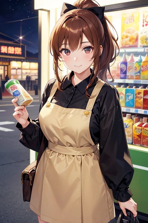 my grandmother、 shiny chestnut hair ,  ponytail with bow, ( brown pretty eyes、 sparkling eyes , Fine grain)、smile、 super detailed eyes、 very detailed face,  very detailed eyes, Cowboy Shot , (Only one woman, Alone)、


vinegar , girl is standing at the front of the Convenience store in the Midnight), 壊vinegar ,# girl(cute,Cute, teenagers prostituting themselves in bars,chest,cute smile, slightly shorter shirt ,whole body), 壊vinegar ,#Convenience store(big shop , glows so much in the dark ,Midnight),