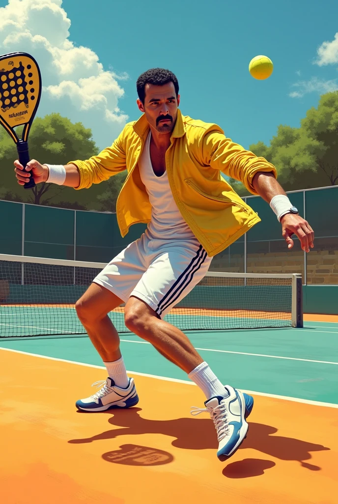 Cristiano Ronaldo playing tennis
