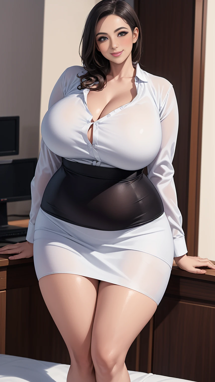 8K, masterpiece, raw photo, highest quality, photorealistic, high resolution CG Unity 8K wallpaper, depth of field, cinematic lights, lens flare, ray tracing, 1 woman (curvy, beautiful body: 1.3), (very beautiful) face, beautiful lips), beautiful eyes) Full body portrait, 1 girl, sitting on a chair, portrait from the back, realistic office lady, competitive arena swimsuit in silver, with pantyhose aswell, blone hair, wet look