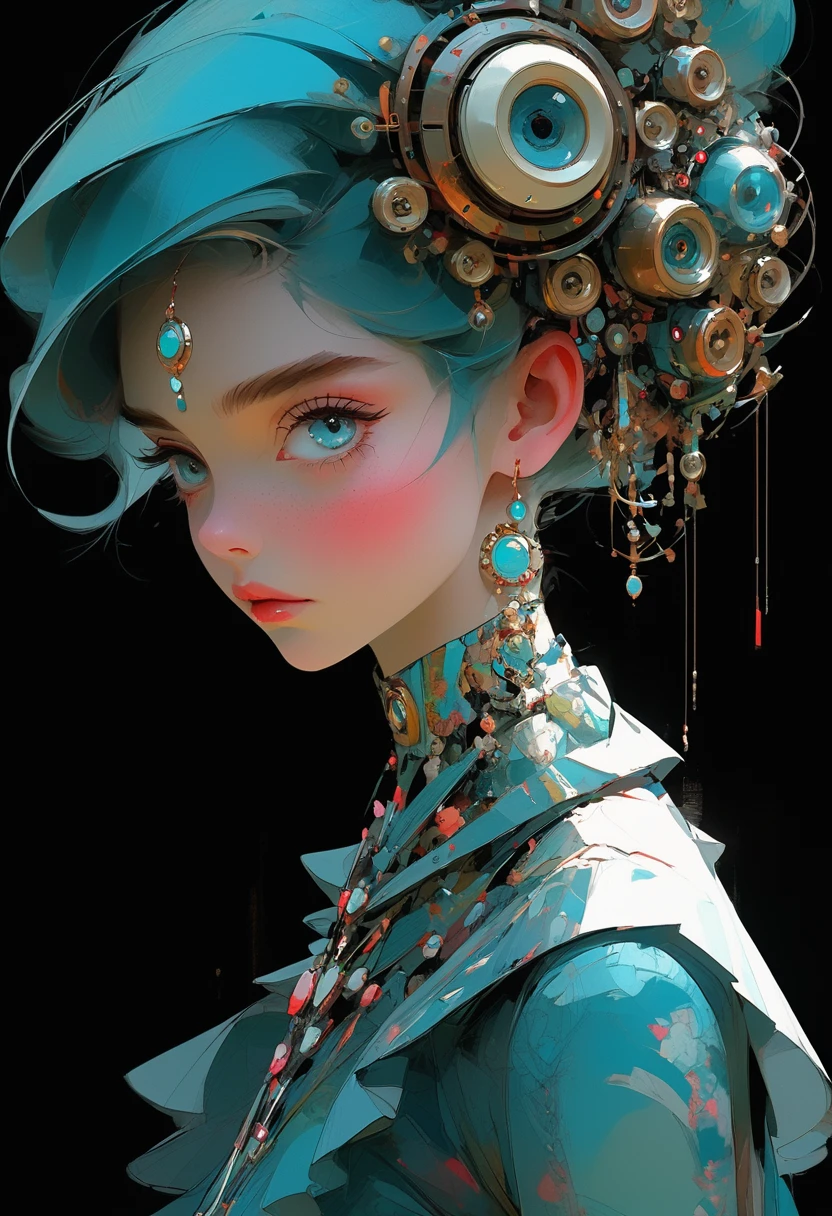 ((score_9), score_8_up, score_7_up), score_6_up, score_4_up, score_5_up, artful dreamy masterpiece,  Genre-Bending Character Design: A character design that seamlessly merges traditional Japanese aesthetics with a steampunk theme, creating a unique and visually intriguing concept.