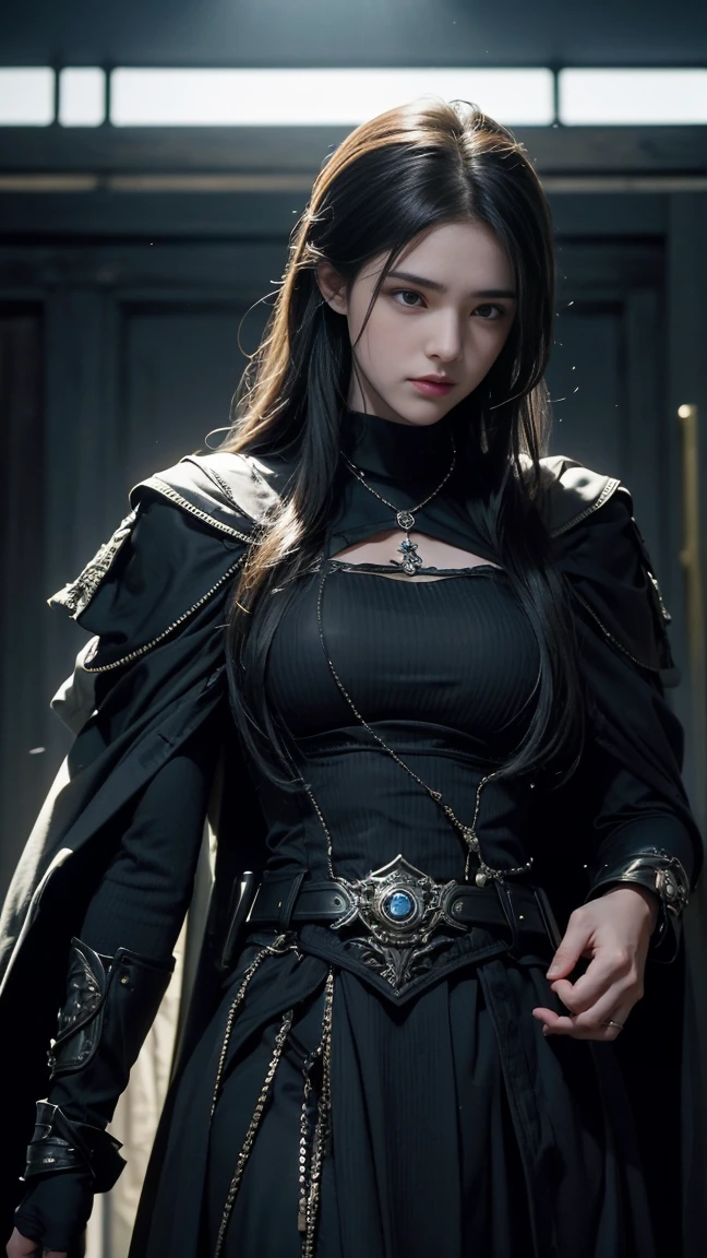 Are you okay、(Best illustrations)、8K UHD resolution、Intricate details、最high quality、Realistic、Ultra-detailed、Best lighting、Best Shadow、Soft lighting、Ultra HD、Dungeons and Dragon、cave、Dungeons、 Necromancer、night、Dark Style、Succubus、Devil&#39;s Daughter、Bat Wings，(((Devil horns)))、((((Black-rimmed round glasses))))、(((Huge boobs)))、(Devil&#39;s Tail)、(Red eyes glow:1.6)、masterpiece、Beautiful Face、Tyndall effect、Photo Real、(High Definition Skins:1.2)、8KUHD、Digital SLR、high quality、picture、High resolution、 Absurd、Ponytail Distortion、The optimal ratio is four fingers to one thumb、1 girl、hair ornaments、Red Shiny Gem Necklace、gem、Beautiful expression、Body Up、Big breasts are important、Tight waist、Wide ass、Tyndall effect、Photorealistic、(High Definition Skins:1.2)、