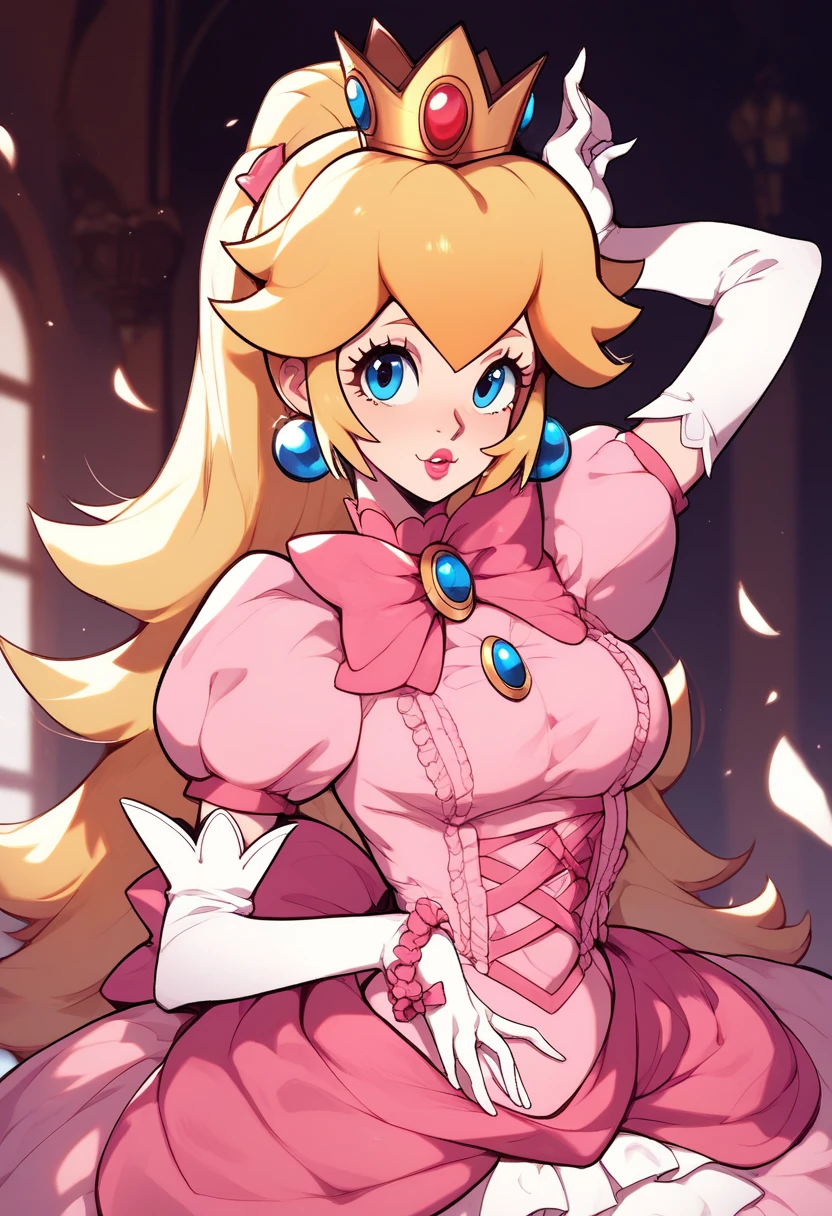 Princess Peach having you at her feets foot worshipped