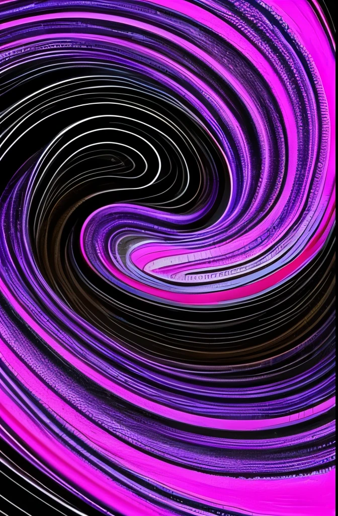 a purple and black abstract painting with a pink light, a microscopic photo by Daniel Chodowiecki, flickr, generative art, evil inky swirly ripples, very trippy and abstract, lsd waves, psychedelic waves, trippy mood, made of liquid purple metal, swirly magic ripples, dmt ripples, swirly vibrant ripples