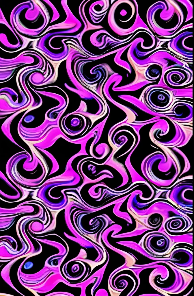 a purple and black abstract painting with a pink light, a microscopic photo by Daniel Chodowiecki, flickr, generative art, evil inky swirly ripples, very trippy and abstract, lsd waves, psychedelic waves, trippy mood, made of liquid purple metal, swirly magic ripples, dmt ripples, swirly vibrant ripples