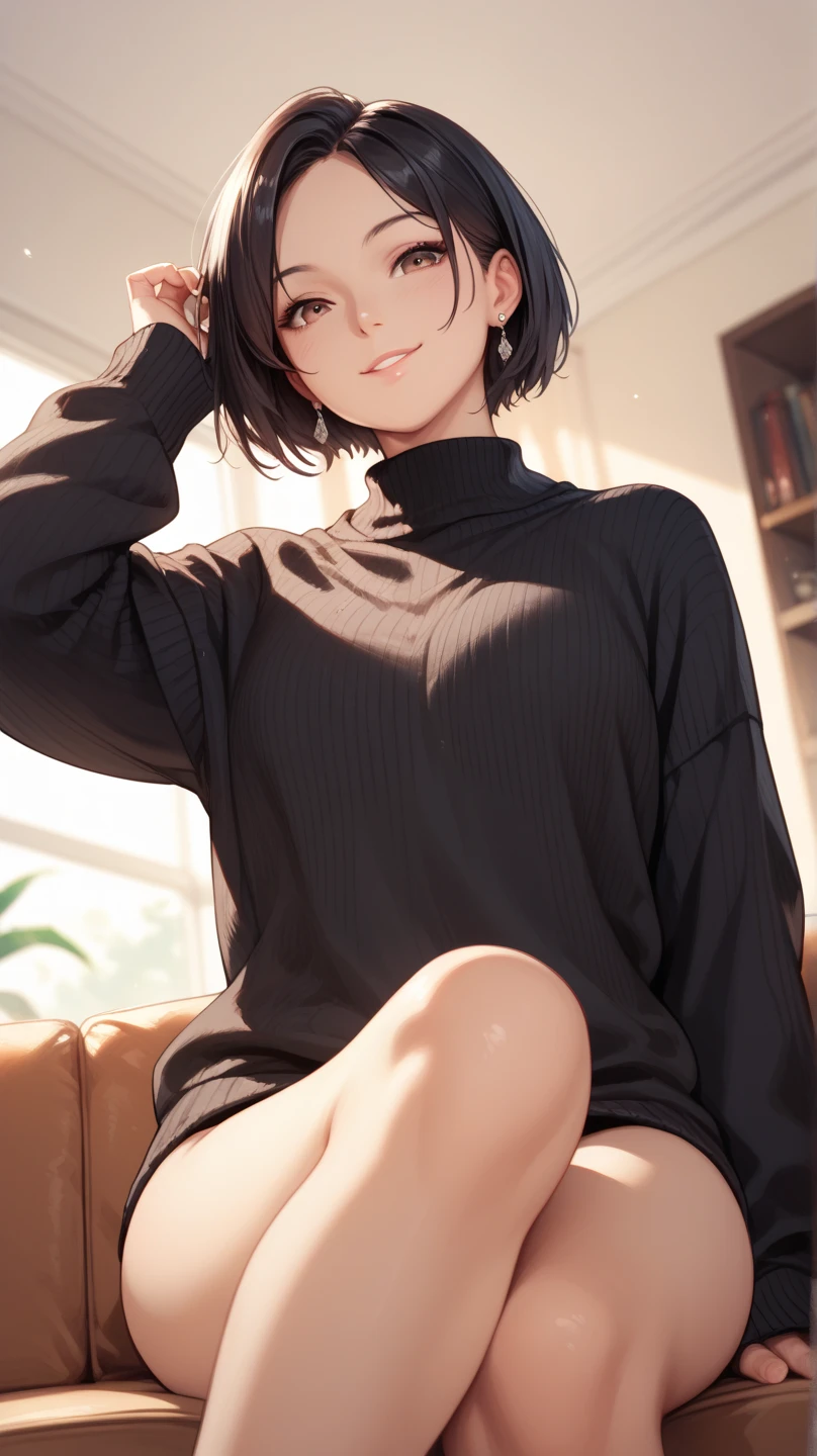 quality、image quality、masterpiece、12year old girl、Skin glosuttock emphasized backward view、Emphasis on the buttocks、动态超特写从下往上看胸稍The large、稍微强调田径运动员的The large腿运动服:1.5)、face reality、A smile on your face、Autumn leaves、Various sexy poses, The large, perfect pubic, pronounced cheeks