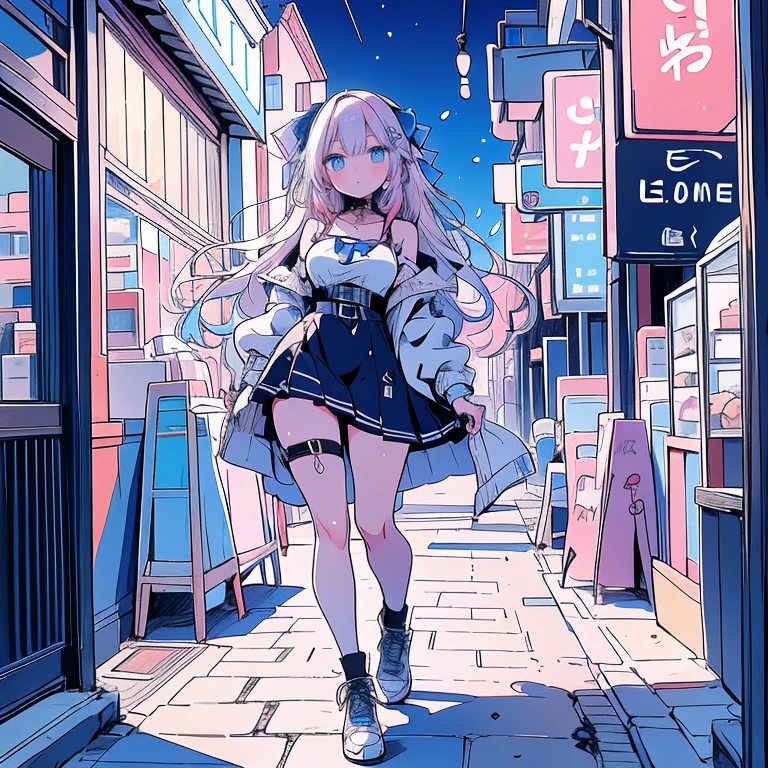(masterpiece:1.3), (Best Quality:1.3),16 K, 
BREAK,


(masterpiece:1.3), (Best Quality:1.3), 16k,

BREAK,


Beauty 1 person,Solo,(Cute:1.5),(Chibi:0.6),(kawaii:1.5),(Lori:0.5),BREAK,(17 years old girl),Very detailed,colourfull,highest details,Clear skin,Beautiful skin,Shy,Very detailed,colourfull,highest details,BREAK,Clear skin,Beautiful skin,Shy skin,1 beautiful girl,{Heterochromia,pale blue eyes,pale green eyes:1.5},star eye silhouette,BREAK,(Pink hair, Medium length:1.4),(Twin braids,A little curly hair,Single-sided twisted blade,Princess Cut:1.3),(cleavage of the breast,Big breasts,Beautiful breasts,Large breasts:1.5),(long eyelashes, Double eyelids:1.2),Solo,gleaming skin, Clear skin, Beautiful skin(best quality face),(Top quality glowing eyes),

BREAK(Denim jacket:1.2), White T-shirt, (Maxi skirt:1.3), (Fringe scarf:1.2), Loafers, (Cross-access cart flips over in the wind,Strap panties visible),full body,standing,open mouth,

BREAK, ( shirt with collar,Very mini pleated skirt,lowfers,Loose socks, Ribbon tie,Colorful bracelets,tie a cardigan around the waist,,,,,,:1.2), (sneakers:1.0), (Earrings in the shape of a moon:1.1), (Prayer Bead Necklace:1.3),(best quality face),(Top quality glowing eyes), 

BREAK (black theme:1.4), (fusion of black hoodie and black jumpsuit:1.4), (put a hood on head:1.4), (black cat ears on hood:1.3), (black slippers:1.1), BREAK,building, city, Cityscape, Closed mouth, cloud, cup, day, Disposable cups, Falling leaves, foot out of frame, ginkgo leaf, Hair Ornament, Holding, holding cup,  lamp post, fronds, Long sleeves, Looking at Viewer, Maple leaf, Open your clothes, Outdoors, skyporn, Smile, Solo, Sunset, standing,

BREAK,Dynamic Angle,full body,wakame,wakame,wakame,


BREAK,(Blurry background:1.3),(absurderes, hight resolution, Super Detail Art),cel shading,Clear Color, Lonely optical effect, Beautiful pictures, Bright glow, mystic atmosphere,(Close-up of girl:1.1),  (Bright glow, Light particle effect, light  leaks, Aerial effects