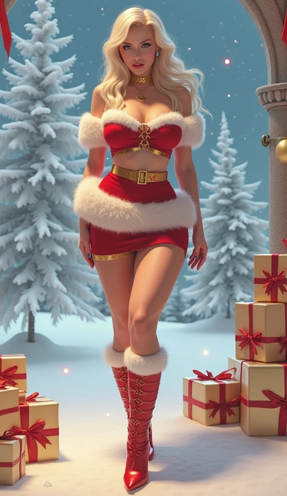mature mrs clause black girl