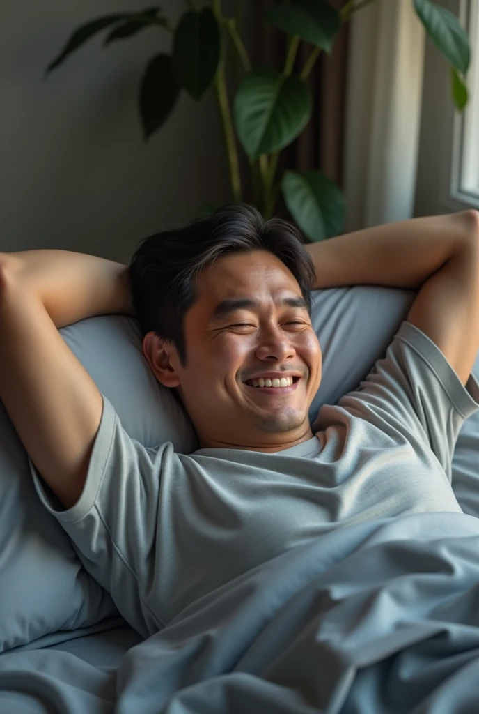 Real-life Photorealism, Raw Portrait Photography
(8K UHD、RAW Photography、Photorealistic Portrait Leica Digital SLR、Lifelike images)、(Portrait of
A Handsome Asian man 35 years old with dandy brown hair、Banker、Turn your gaze to the camera、Gentle smile)、(Very delicate skin、Skin details)、(Wearing a white sexy briefs)、(frontage、full-length, He lay on his back on bed, legs open, ultra highest detailed face, dramatic lighting, dim light, briefs, tight underwear, briefs, tight. With unparalleled attention to detail., His features were clearly visible., This photorealistic portrait combines the style of National Geographic., Capture every detail of his textured skin in 8k resolution. Leica digital SLR. (8K UHD、RAW Photography、Photorealistic Portrait Leica Digital SLR、Lifelike images)