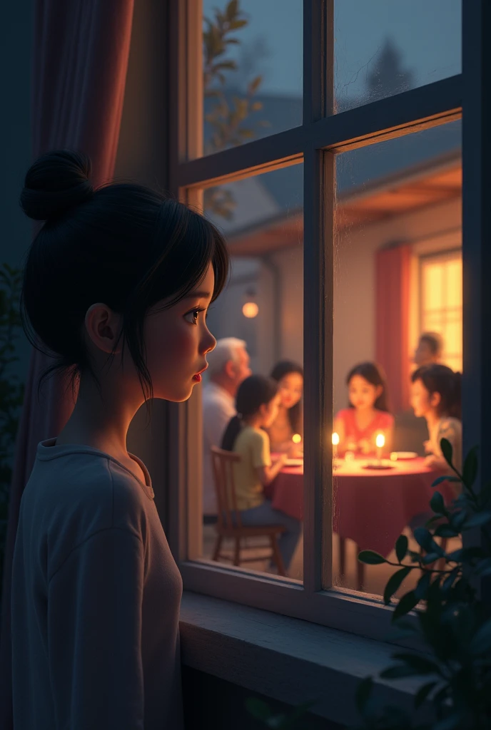 Realistic photography of a storyteller speaking to a small, attentive audience in a cozy, warm-lit room. The atmosphere is engaging and inspiring, with the storyteller's face illuminated by a gentle glow, capturing the listeners' rapt attention.