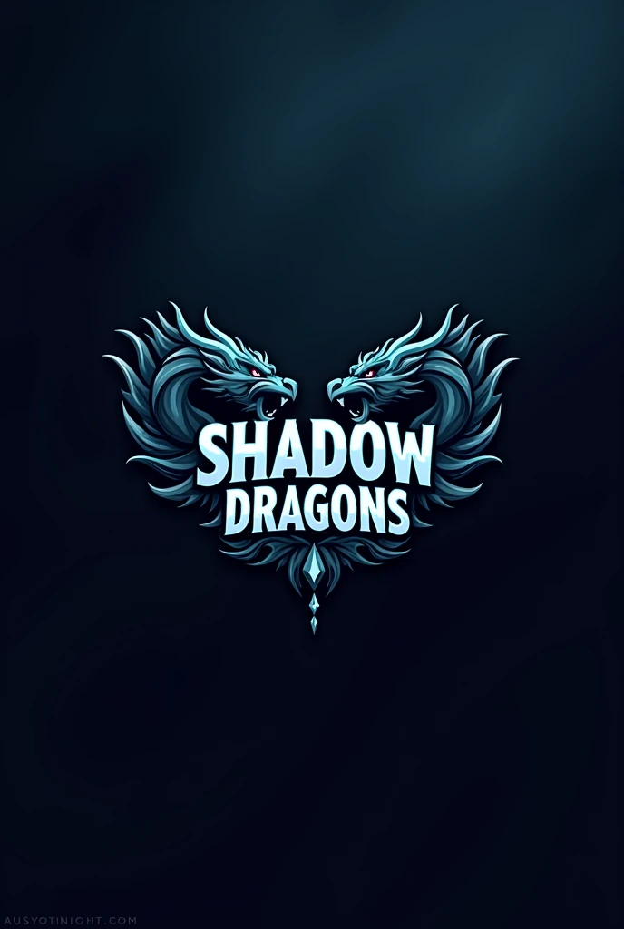 Create me a mascot logo where the mascot is a white dragon and below it has the letters “FREE GAMERS”