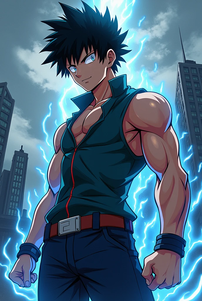 "Explore the depths of Vegeta's power as he stands tall in an abandoned city, his fair skin glowing in the moonlight. The lush landscape only adds to his already perfect form, making him a true masterpiece of male beauty."