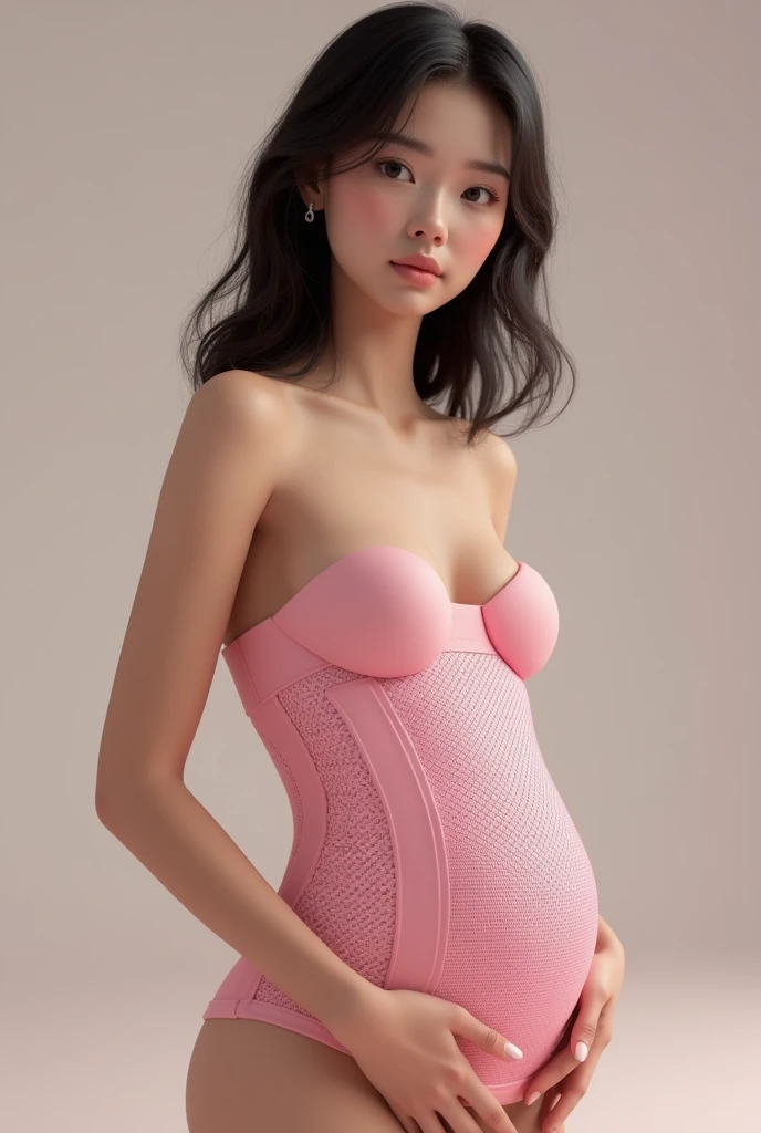 (Highest quality:1.5), (Real:1.4), (Ultra high definition:1.4), (No correction:1.4), (Skinny 18 year old girl), (1 Japanese very thin girl with flat chest in eighteen years old), (very thin body), (flat chest), skinny face, (Beautiful skin), (light pink bra), (Light pink panties), (very thin girl with light pink bra and light pink panties is standing front the plain background), (18yo flat chest girl with light pink bra and light pink panties is standing front the plain background), (front view of a flat chest girl), (Photo studio), (Plain background), (Upper Body), (smile), (Turn your body forward), (very thin)