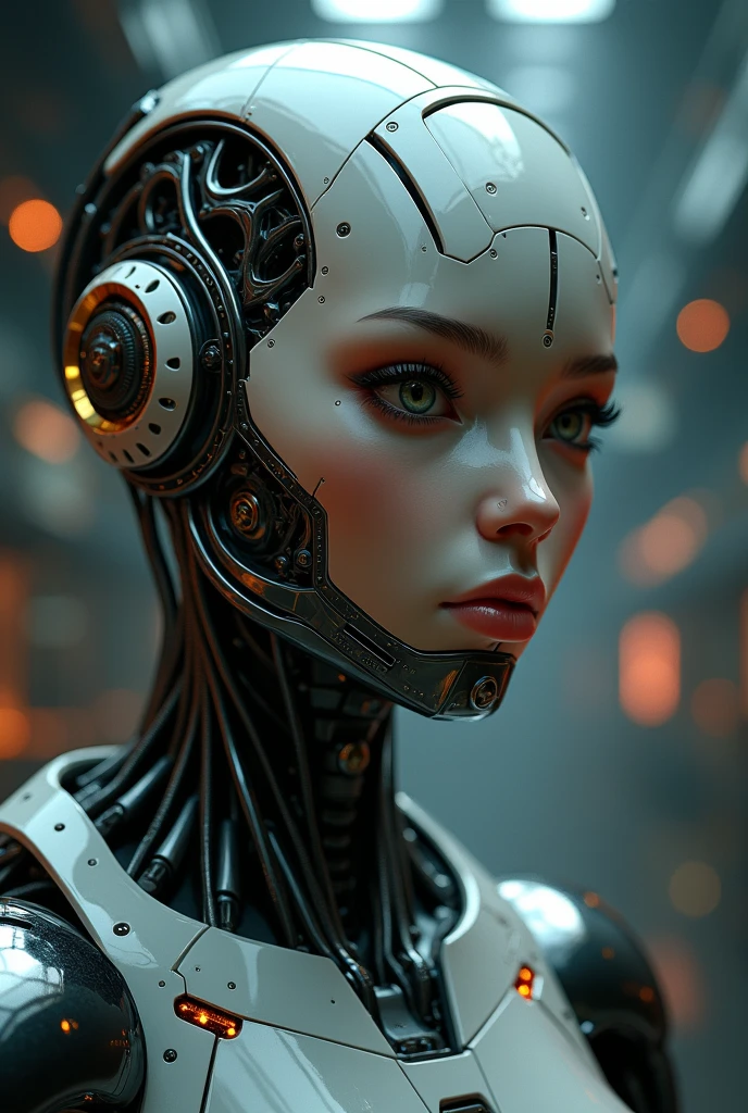 (8ก, best quality, Original work: 1.2), (TRUE、、、、、 PhototTRUE : 1.37), Superb details, Super TRUEism, Anatomyly Correct, 1 cute girl, humanoid, , The soft light of a beautiful studio, Rim lights, bright details, 华丽的cyberpunk, SurTRUE, Anatomy, facial muscles, Countless cables, wire, gear, Microchip, Silicone wear, Leading, elegant, beautiful background, Octane rendering, watch. Giger Style, 8ก, Highest quality, Original work, Very neat, very detailed, Intubation, Wallpaper, (TRUE, Photography Column: 1.37), amazing, Made with care, Original work, Highest quality, official art, Highly detailed ticker Unity 8ก race Wallpaper, nonsense, incredibly nonsense, whole body, perfect shape, A distressed face, gear, cyberpunk, Beautiful thighs, looking at camera, angry face