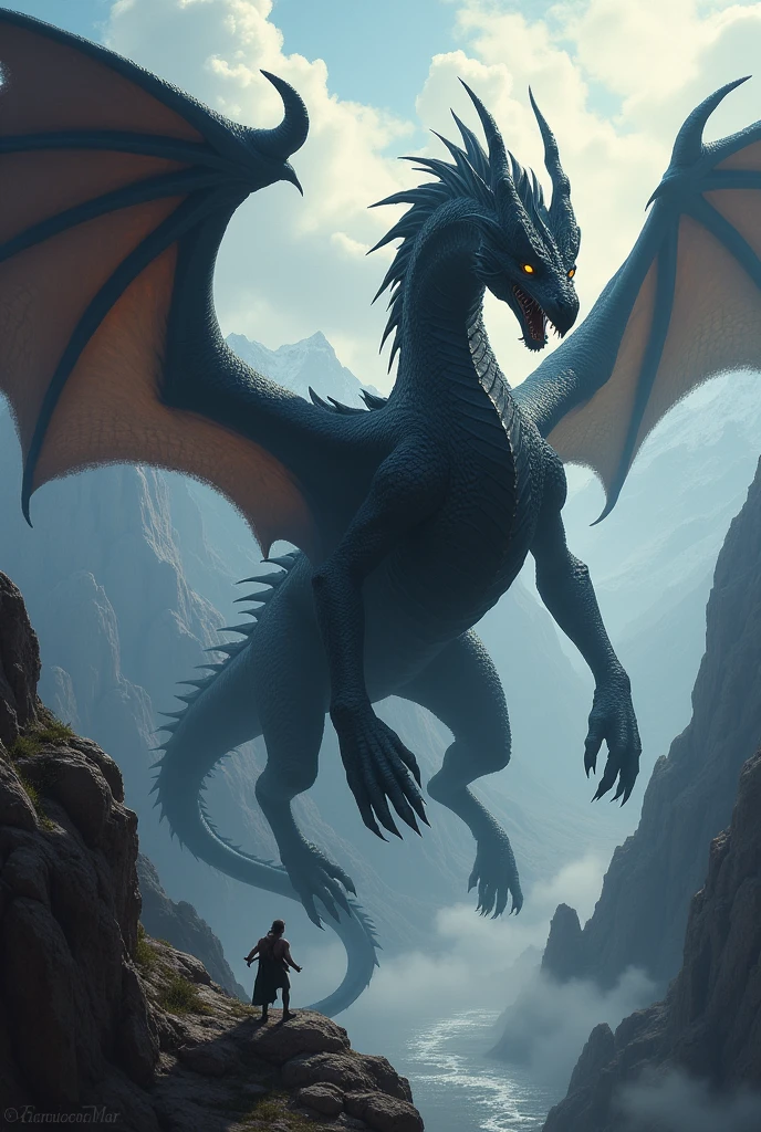 black dragon. 