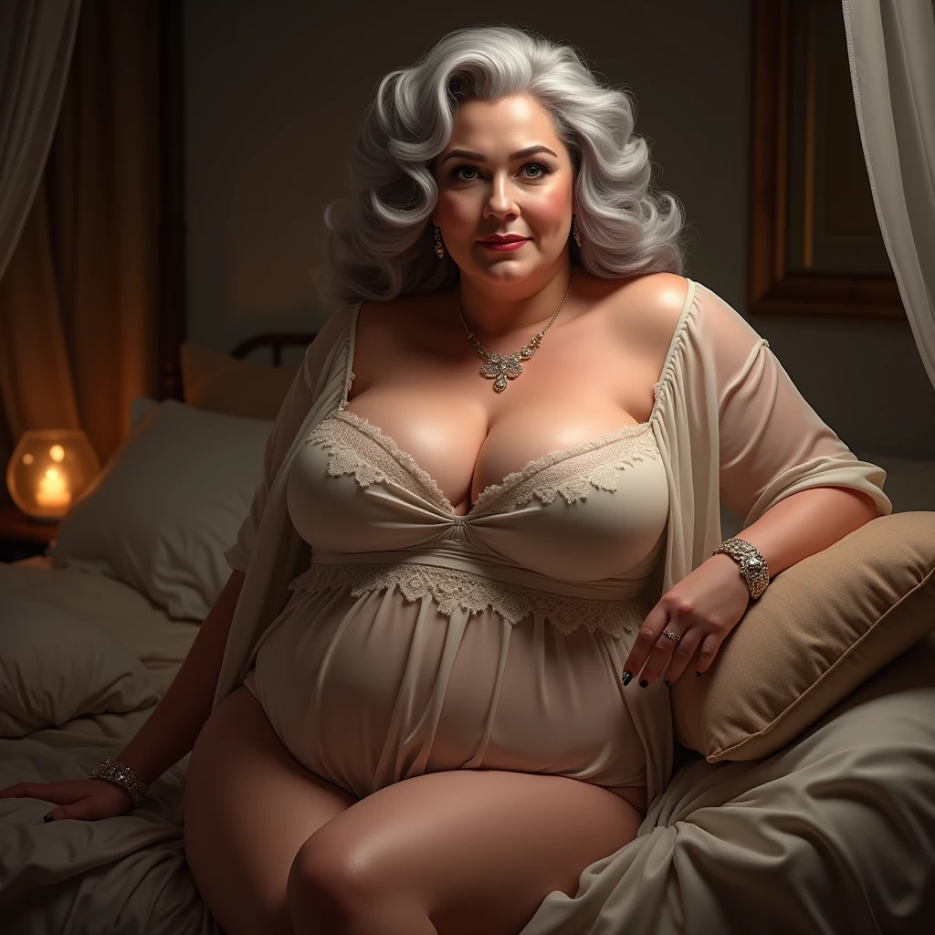 Sexy buxom granny
