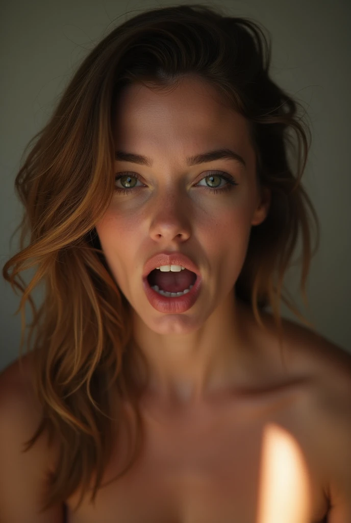 Woman masturbating with a naughty face - SeaArt AI