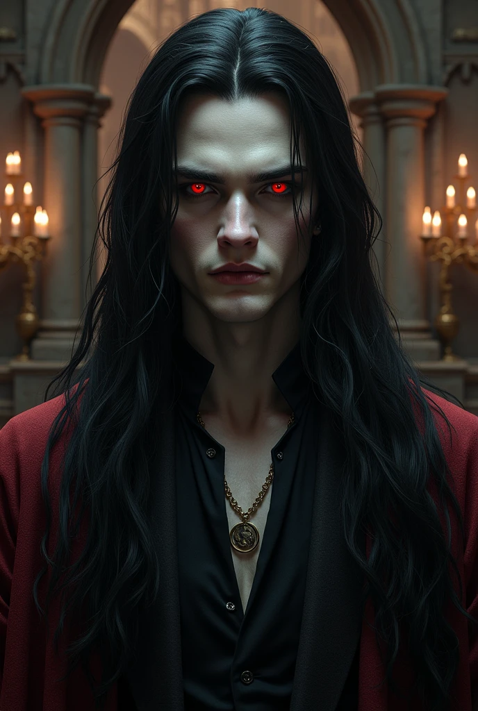 Create an image of Marcus Volturi with the description of his vampire appearance from the Twilight Book 