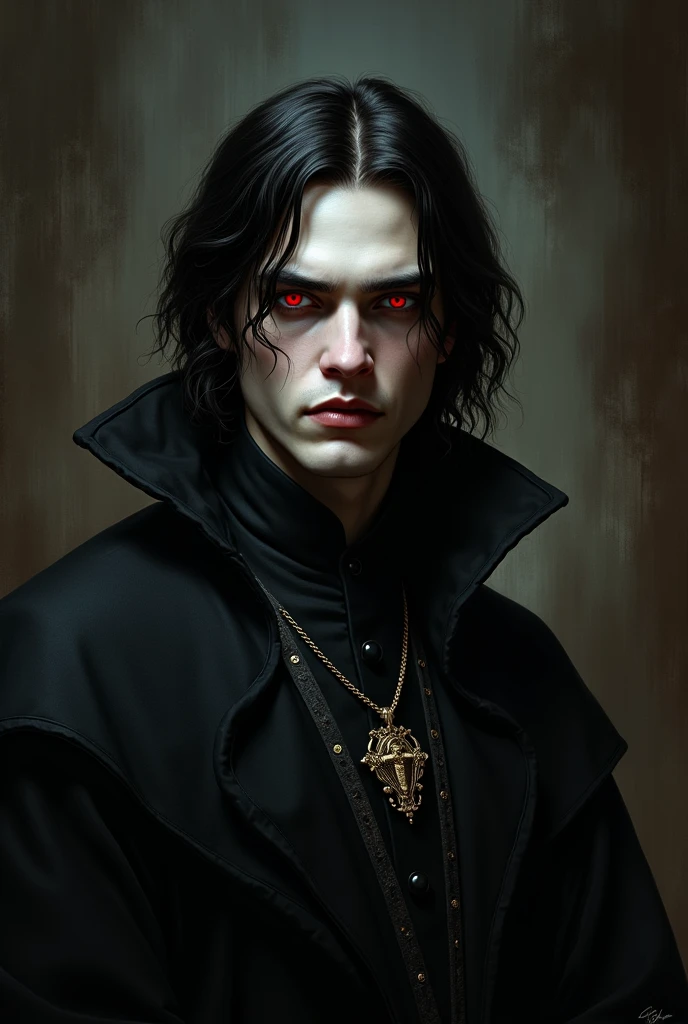 Create an image of Marcus Volturi the vampire with the description of his appearance from the Twilight Book 