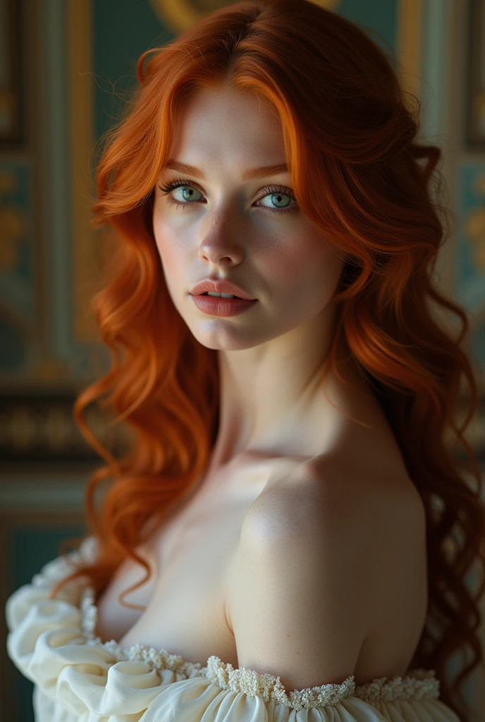 1girl, masterpiece, highres, sonicedges_rias_gremory, long red hair, (wedding dress, room, bridal lingerie, wedding theme), beautiful detailed eyes, beautiful detailed lips, extremely detailed face, longeyelashes, photorealistic, ultra-detailed, realistic, vivid colors, cinematic lighting, intricate details, high quality, 8k