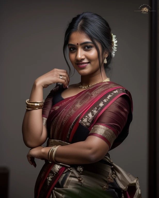nayaksunidhi, nayak, sunidhi, indian girl, indian woman, fair skin, outdoor, large breasts, saree, wearing sari, sitting, leaning forward,
masterpiece, best quality, highest quality, focused, extremely detailed, ultra realistic, photorealistic, sharp focus, absurdres, photograph, detailed and intricate, instagram, portrait, highly detailed, sharp focus, illustration,
<lora:NayakSunidhi:1>