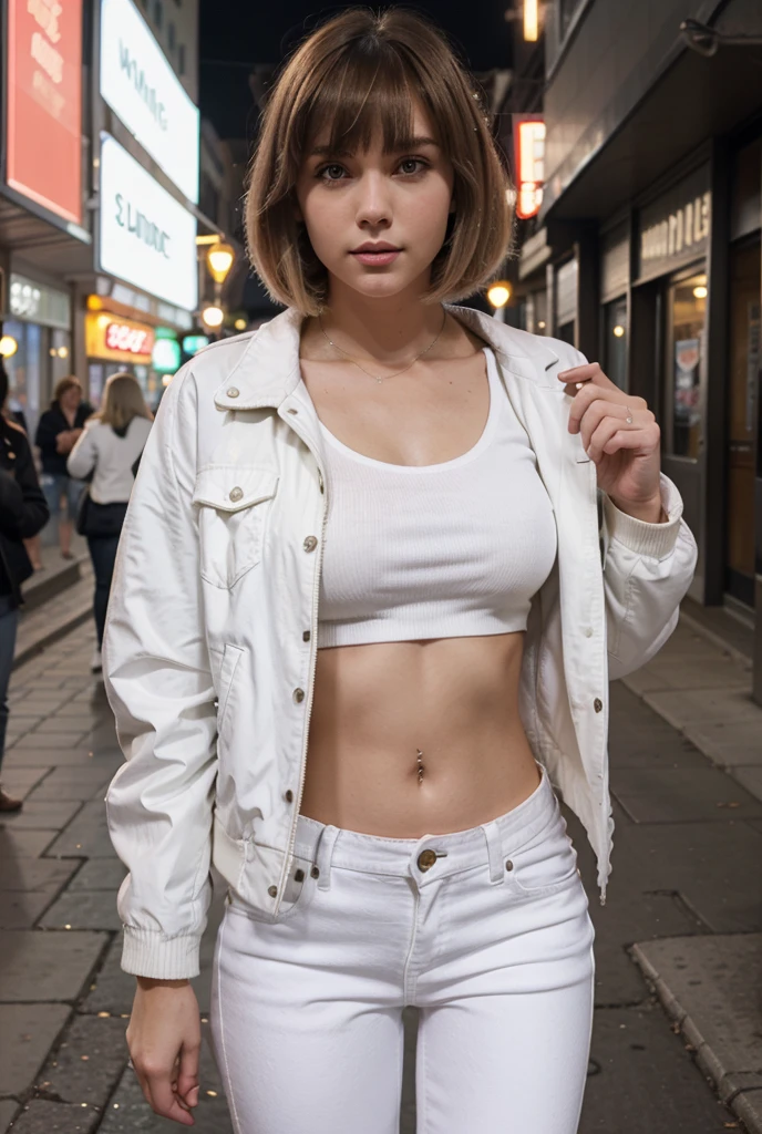 white short hair,girl,cute,naked,blush face,nsfw