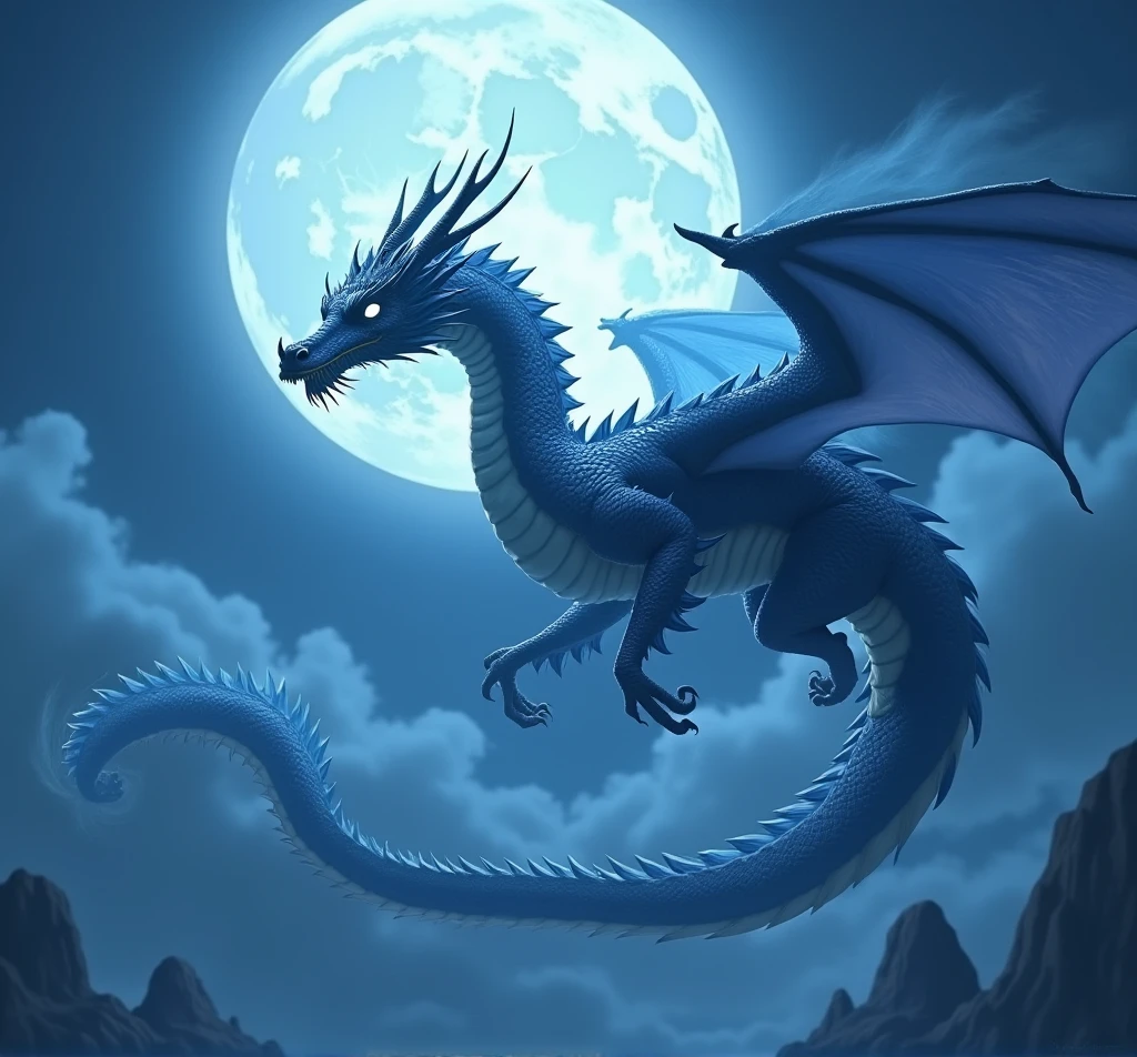 (A European dragon with wings sleeping in front of a forest waterfall ), solo, waterfall, moon mystical creature, realistic, ultra detailed, dynamic pose, moonlit night, detailed forest background, vegetation in the foreground