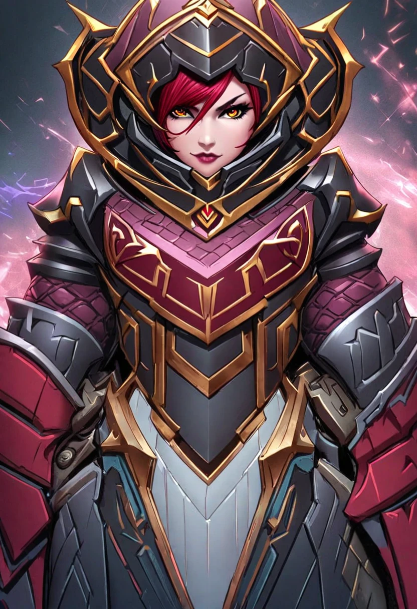 1 girl, vi, league of legends, arcane, red hair