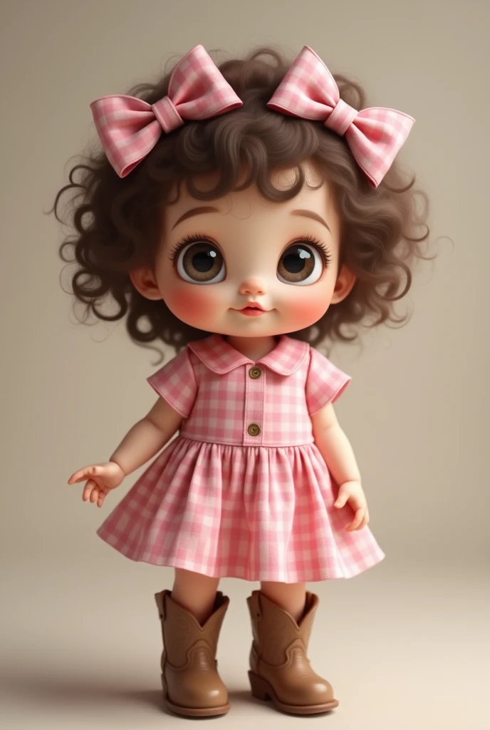 I want a baby who looks like me, brown with eyes like mine and chubby cheeks, with curly brown hair with a comb and a lilac bow. I want her little outfit, a little dress with lilac details