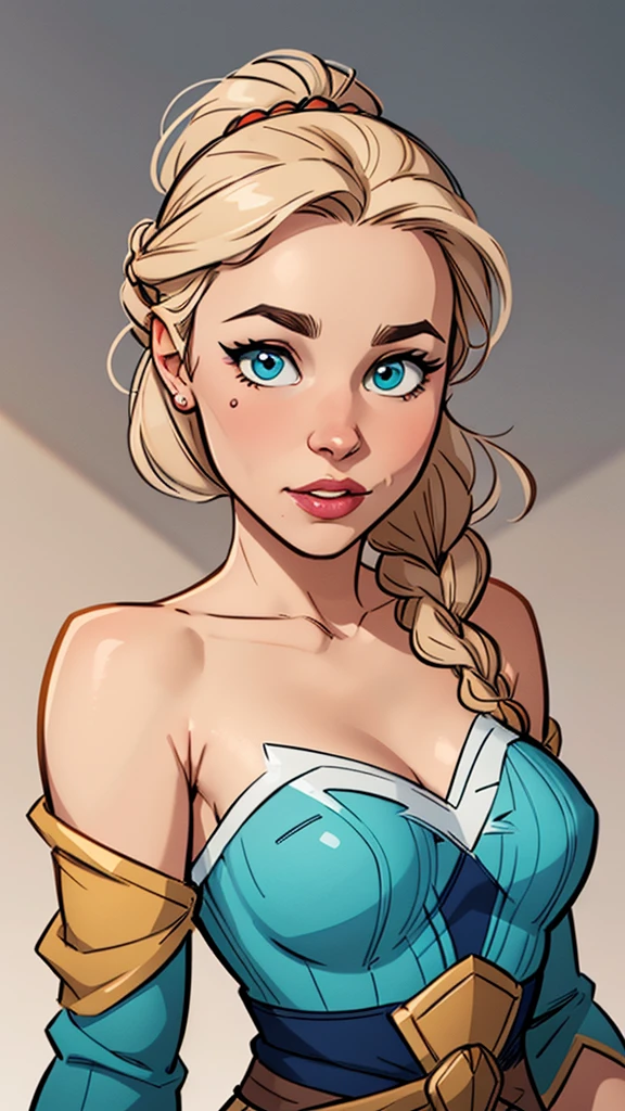 elsa disney nude, bimbo big dressed as a princess artgerm and atey ghailan, beautiful digital artwork, photorealistic disney, amazing wallpaper, in style of disney animation, disney art style, cute detailed digital art, alena aenami and android jones, artwork in the style of guweiz, portrait of elsa of arendelle