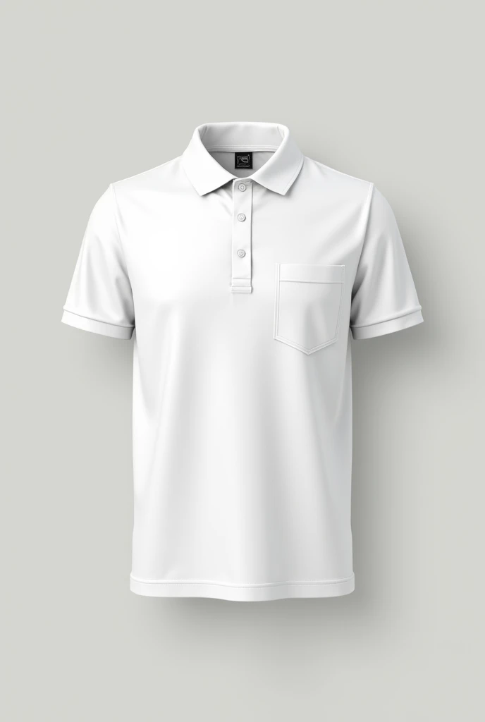 front and back of a gray polo t-shirt template just t-shirt with no person 