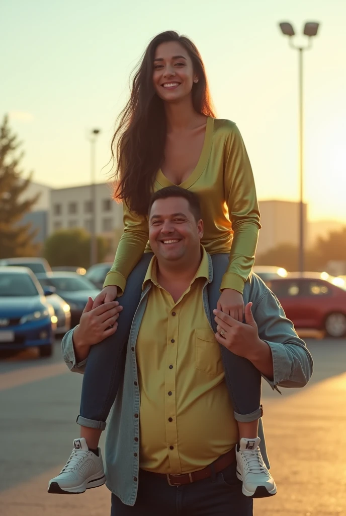 hidden breasts, blouse, (big giant enormous oversized massive huge colossal breasts:1.5), (gigantic sagging breasts:1.5), cleavage
