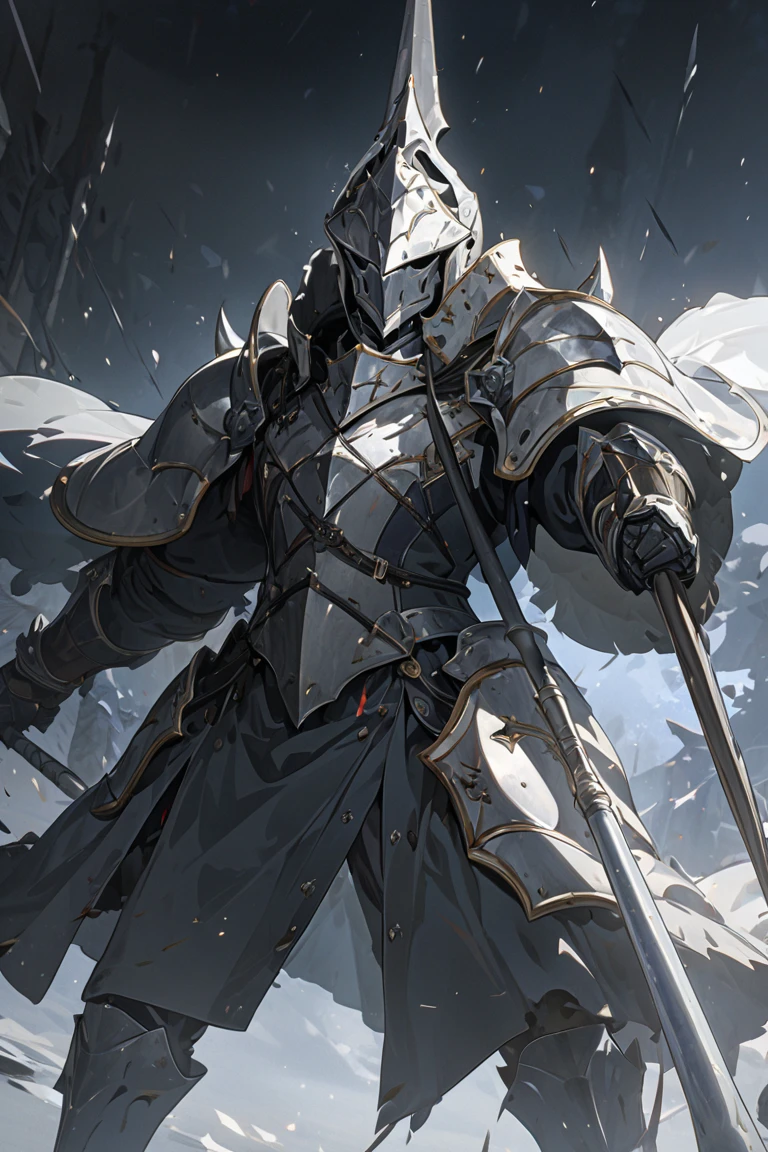 knight，male、 Holding Lance，8k， HD Wallpapers ， High Quality ，masterpiece