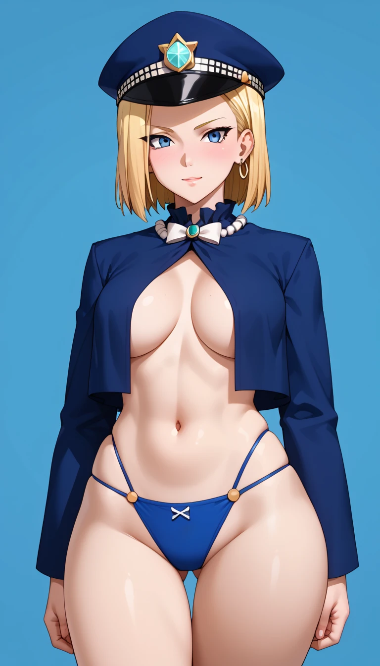 un dessin animé d'une femme en uniforme se fait baiser par un homme et fellations, plusieurs bites, double pénétration, pénétration vaginale et anale, éclairé par derrière, Android 18, commission pour haute résolution, (SFW) sûr pour le travail, SFW version, couverture d&#39;anime, cutesexy, fanart de haute qualité, école académique, changement, plan du bas, par Kamisaka Sekka, joues blanches, sperme partout, konosuba, noir et blanc 