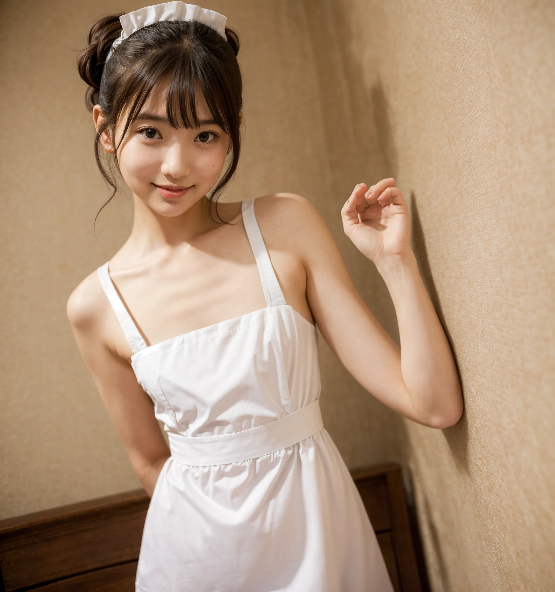 Maid,cute girl,masterpiece,high definition,thin arms