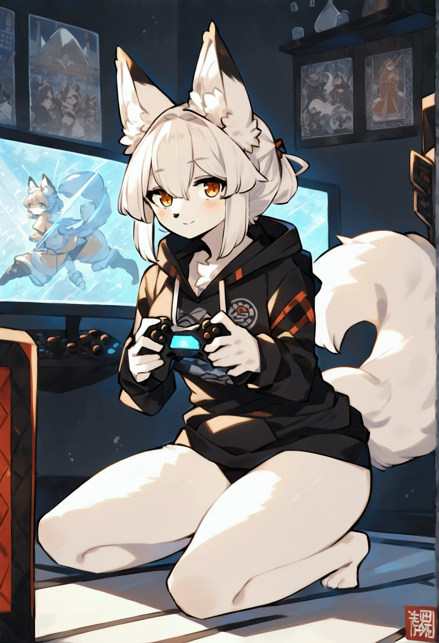 Authentic mechanized dragons,white panties,sandals,Sit next to the remote control
