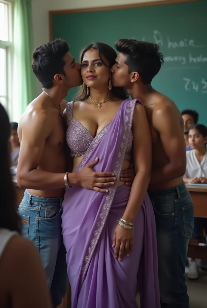 very cute india girl, nude, 18yo, very tiny, anorexic, very skinny, very small breast, smiling, laughing, in the in the office, hugged tightly by fat male worker in black suit, take photo with five male worker in black suit, crowded, 4k, 8k, highres, best quality, realistic