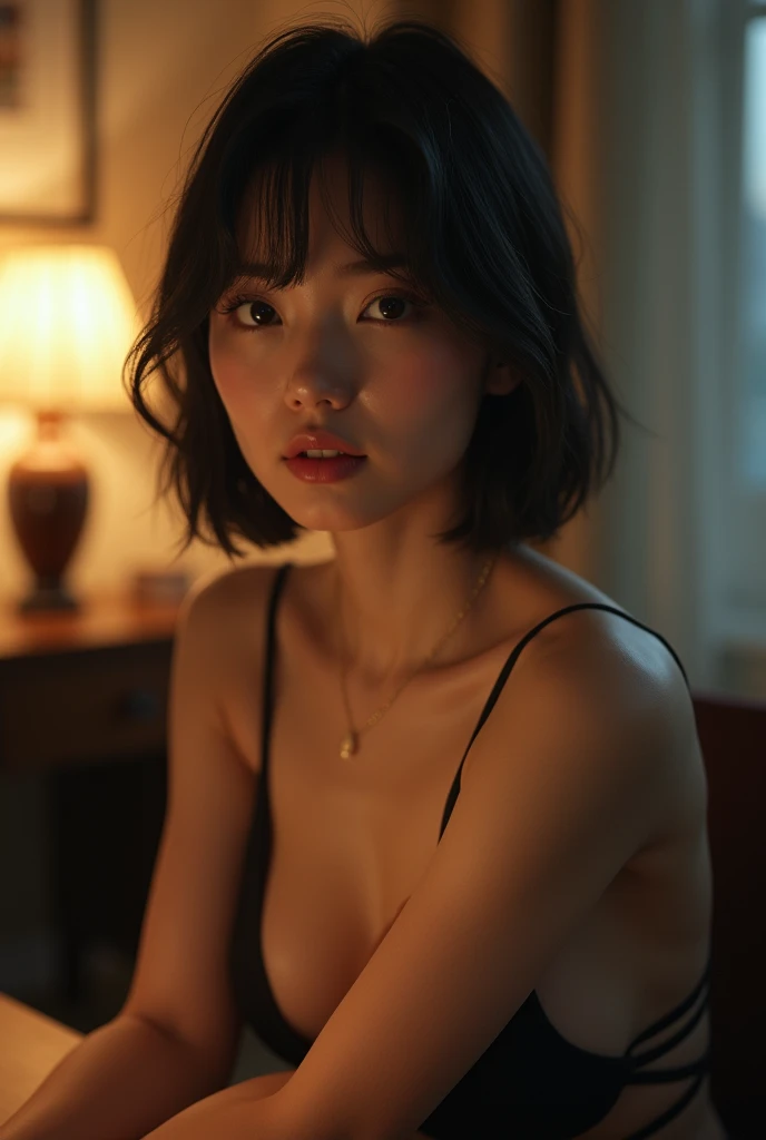 Creampie Japanese Female college student Dark Room Selfie Exposed Skin