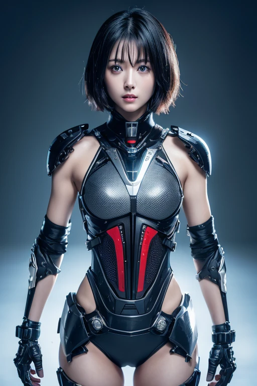 3D, A beautiful cyberpunk female image,hdr（HighDynamicRange）,Ray traching,NVIDIA RTX,Hyper-Resolution,Unreal 5,Subsurface scattering、PBR Texture、post-proces、Anisotropy Filtering、depth of fields、maximum definition and sharpness、Many-Layer Textures、Albedo e mapas Speculares、Surface coloring、Accurate simulation octane rendering of light-material interactions、Two-colored light、largeaperture、Low ISO、White balance、the rule of thirds、8K raw data、blackstockings