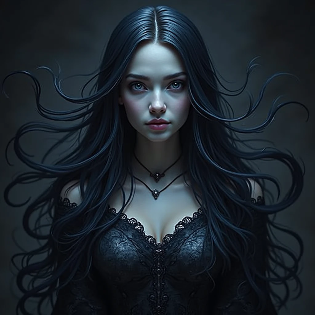 (best quality,highres), detailed facial features, intense and dramatic lighting, pale skin, sharp fangs, flowing dark hair, elegant posture, mysterious atmosphere, eerie shadows, gothic architecture, mist and fog, rich and deep color palette, haunting and enchanting expression, captivating gaze, ornate and elaborate costume, ethereal and otherworldly feel, supernatural powers, eerie silence, a sense of danger and intrigue, paranormal elements, moonlit night, hauntingly beautiful.