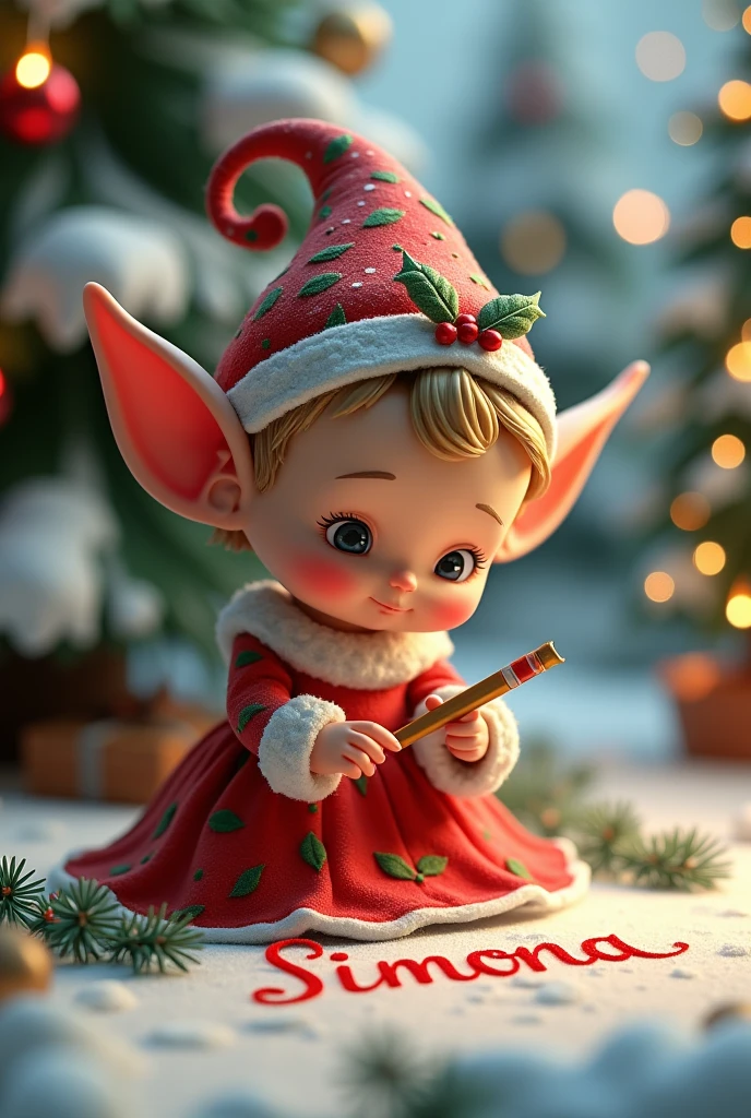 A child dressed as Santa Claus --auto --s2