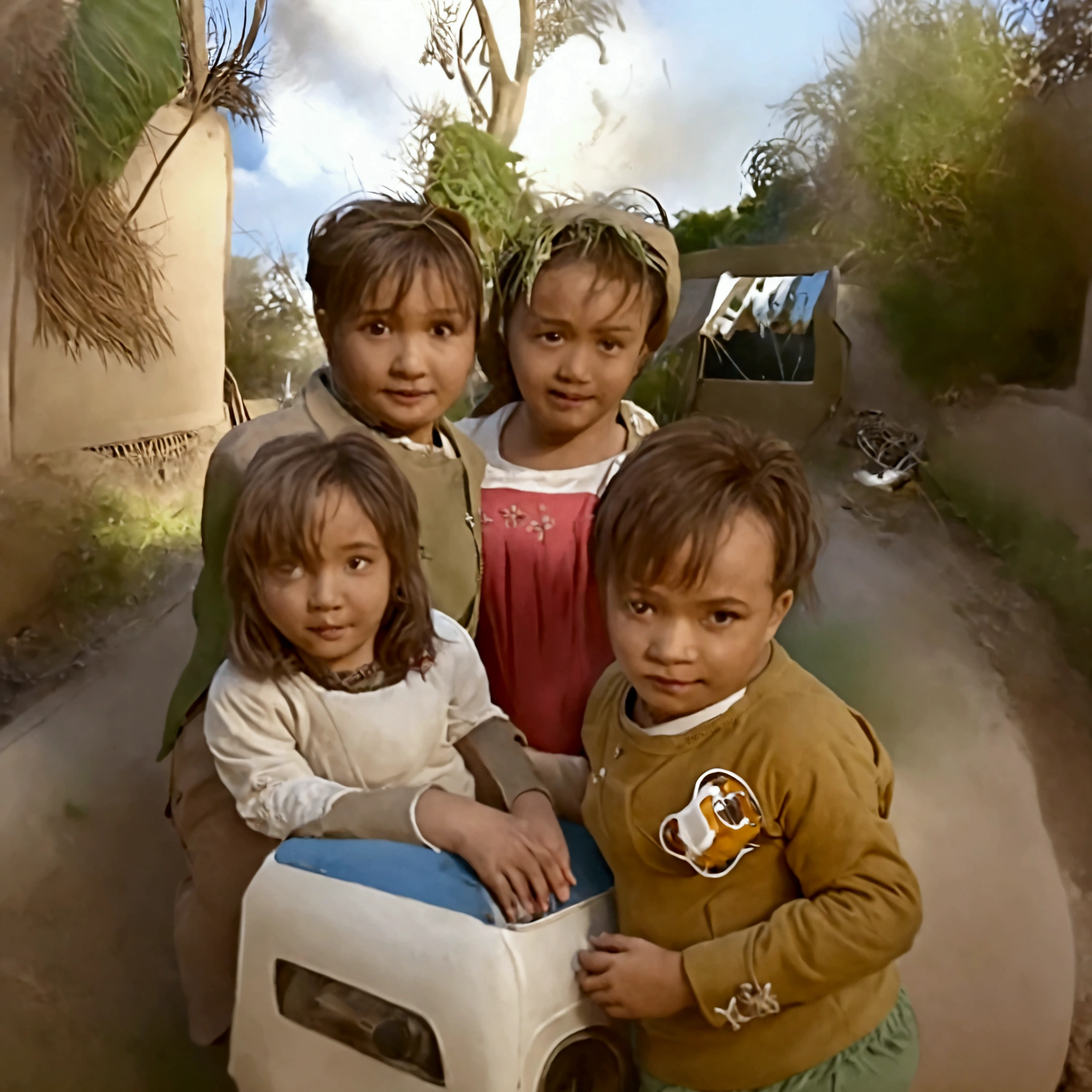 8k,muslim family , Safari park